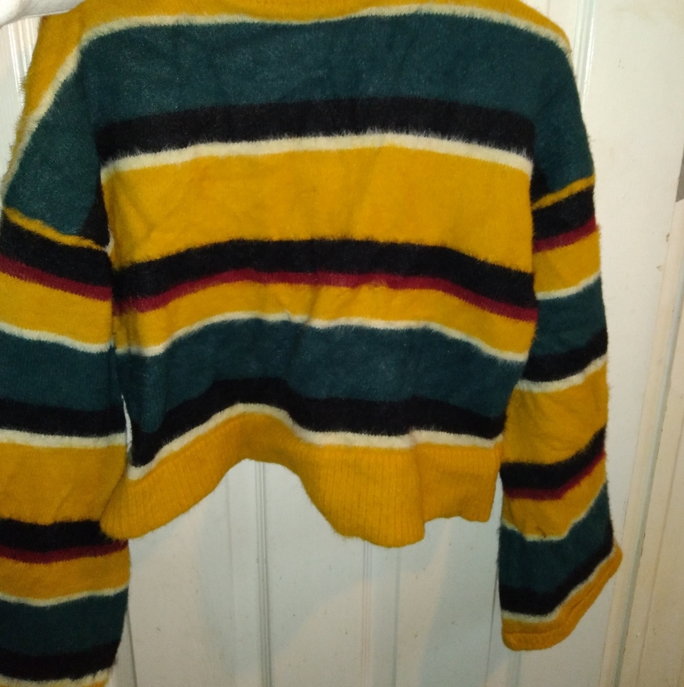 Flared arm cozy sweater